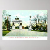 1908  Prospect Park, Brooklyn, NY Poster (Voorkant)