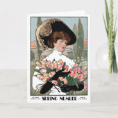 1908! SPRING NUMBER" COVERART GROET FEESTDAGEN KAART (Voorkant)