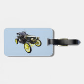 1908 Stanley Steamer Motor Car Bagagelabel (Achterkant horizontaal)