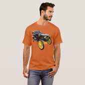 1908 Stanley Steamer Motor Car grappig T-shirt (Voorkant volledig)