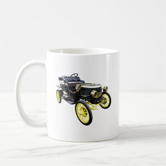 1908 Stanley Steamer Motor Car Koffiemok (Links)