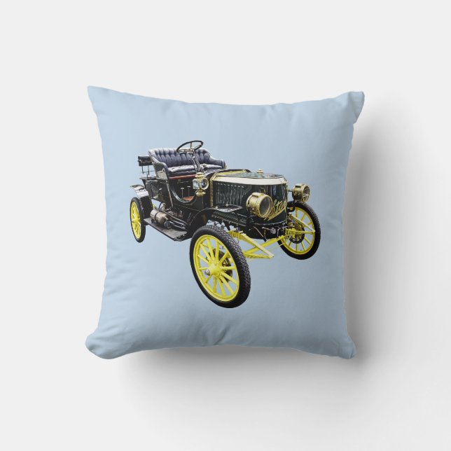 1908 Stanley Steamer Motor Car Kussen (Voorkant)