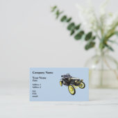 1908 Stanley Steamer Motor Car Visitekaartje (Staand voorkant)