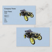 1908 Stanley Steamer Motor Car Visitekaartje (Voorkant / Achterkant)