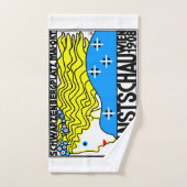 1908 Wenen Art Nouveau Art Show Fair Maiden Bad Handdoek (Handdoek)