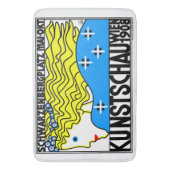 1908 Wenen Art Nouveau Art Show Fair Maiden Badmat (Voorkant Verticaal)