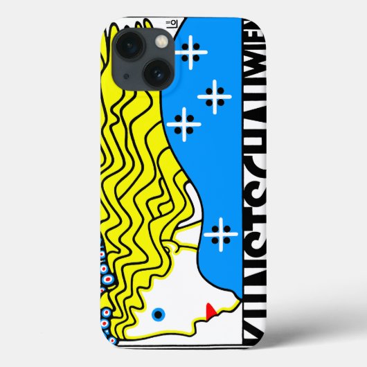 1908 Wenen Art Nouveau Art Show Fair Maiden Case-Mate iPhone Case (Achterkant)