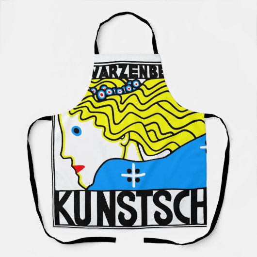 1908 Wenen Art Nouveau Art Show Fair Maiden Schort (Voorkant)