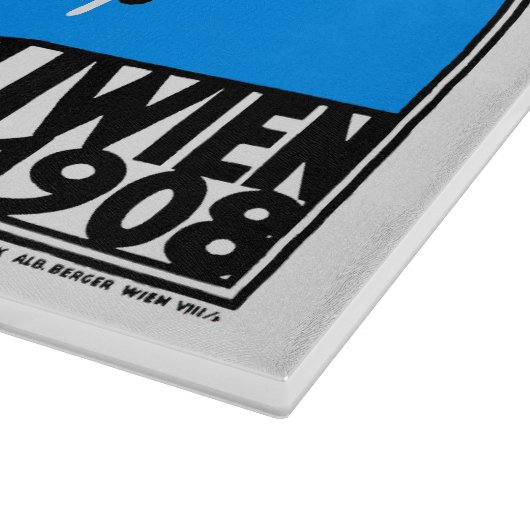 1908 Wenen Art Nouveau Art Show Fair Maiden Snijplank (Hoek)