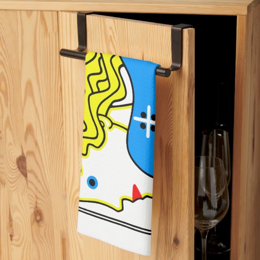 1908 Wenen Art Nouveau Art Show Fair Maiden Theedoek (Derde Gevouwen)