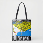 1908 Wenen Art Nouveau Art Show Fair Maiden Tote Bag (Voorkant)