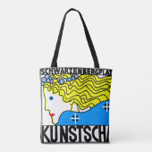 1908 Wenen Art Nouveau Art Show Fair Maiden Tote Bag (Achterkant)