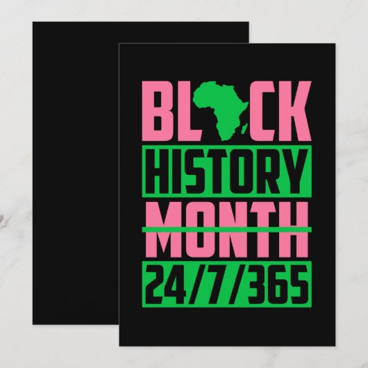 1908 Zwarte Maand Geschiedenis AKA Save The Date (Voorkant / Achterkant)