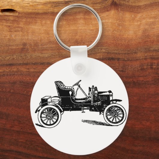 1909 Autoillustratie Maxwell Sleutelhanger (Voorkant)