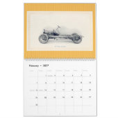 1909 Automobielen - klassieke Antiek auto's Kalender (Feb 2027)