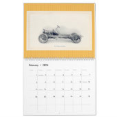 1909 Automobielen - klassieke Antiek auto's Kalender (Feb 2026)