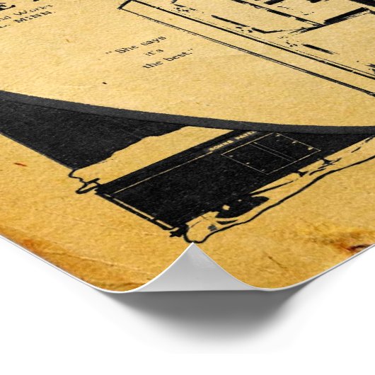  1909 Bohn Siphon koelkast Poster (Hoek)