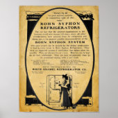 1909 Bohn Siphon koelkast Poster (Voorkant)