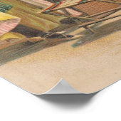 1909 Briefkaart. Persoonsbedekking. Zwemkleding Poster (Hoek)