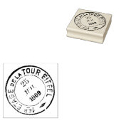 1909 Eiffel Tower Postmark Rubber Art Stamp Rubberstempel (Gestempeld)