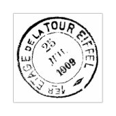 1909 Eiffel Tower Postmark Rubber Art Stamp Rubberstempel (Afrduk)