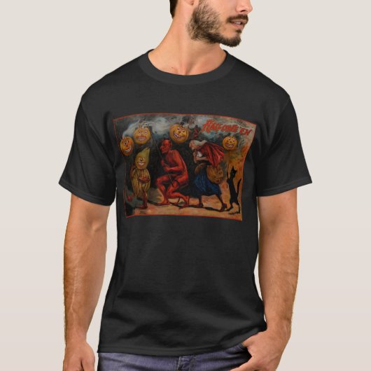 1909  Halloween Spooky Halloween T-shirt (Voorkant)