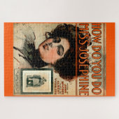 1909 Hoe doe je Miss Josephine vel muziek Legpuzzel (Horizontaal)