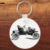 1909 Maxwell-auto-illustratie Sleutelhanger (Voorkant)