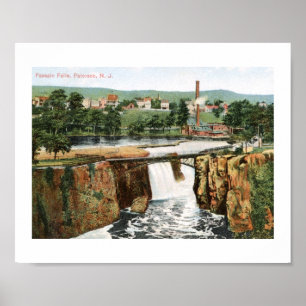 1909, Passaic Herfsten, Paterson New Jersey Poster