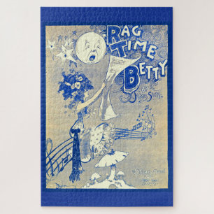1909 Ragtime Betty bladmuziek kunst Legpuzzel