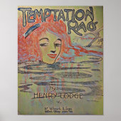 1909 Temptation rag twee stappen Poster (Voorkant)