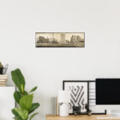 1909 Uitzicht Montgomery, AL Yard Long Photography Poster (Thuiskantoor)