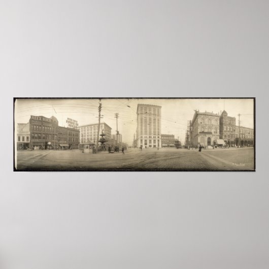 1909 Uitzicht Montgomery, AL Yard Long Photography Poster (Voorkant)