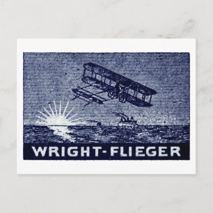 1909 Vliegtuig van de gebroeders Wright Briefkaart