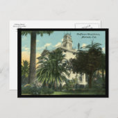 1910-1915 Huffman Mansion in Merced CA Briefkaart (Voorkant / Achterkant)