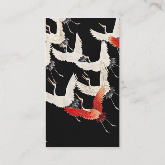 1910-1920 Furisode met een groot aantal vliegende  Visitekaartje (Achterkant)