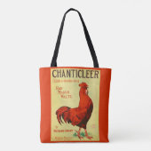 1910 Afdrukken van muziek op Chanticleer-vel Tote Bag (Achterkant)