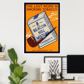 1910 Beacon Hill pijp tabak Poster (Thuiskantoor)