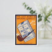 1910 Beacon Hill Pipe Tobacco Briefkaart (Staand voorkant)