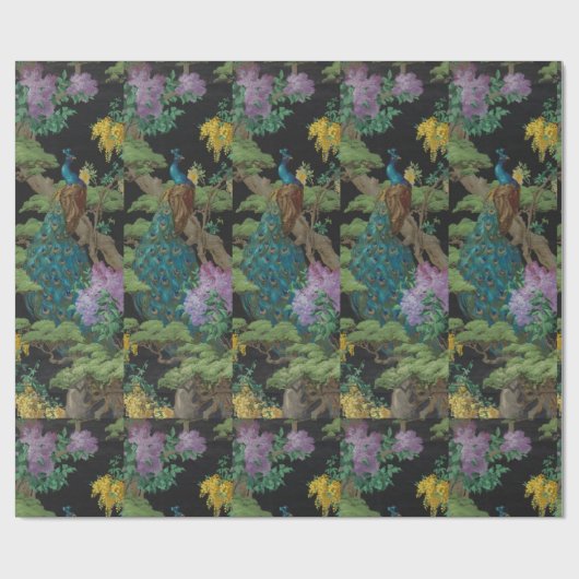 1910  behangsel De cedar-boom Cadeaupapier (Vlak)