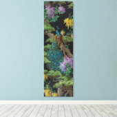 1910 behangsel De cedar-boom Canvas Afdruk (Insitu (Houten vloer))