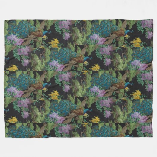 1910 behangsel De cedar-boom Fleece Deken (Voorkant (Horizontaal))