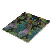 1910  behangsel De cedar-boom Tegeltje (Zijkant)