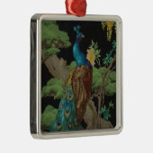 1910  behangselpapier Het Briefkaart van de Cedar- Metalen Ornament (Rechts)