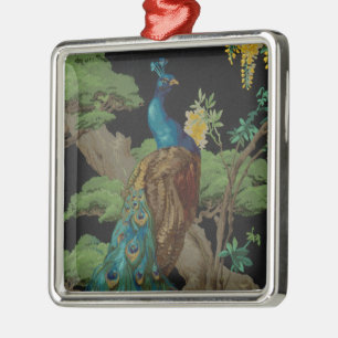 1910 behangselpapier Het Briefkaart van de Cedar- Metalen Ornament