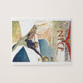 1910 Bijeenkomst van Nice Frankrijk Adverteren Po Legpuzzel (Horizontaal)