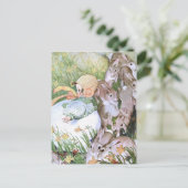 1910 "BURST OF SPRING" BABY 'N BUNNY PLAYDATE BRIEFKAART (Staand voorkant)