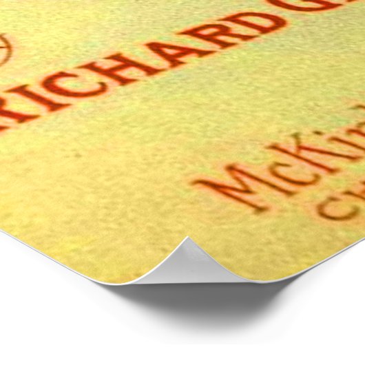 1910 Chanticleer-velmuziek Poster (Hoek)