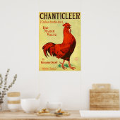 1910 Chanticleer-velmuziek Poster (Keuken)