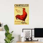1910 Chanticleer-velmuziek Poster (Thuiskantoor)